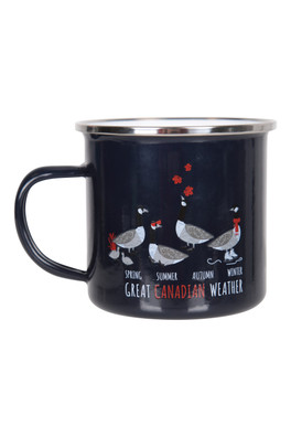 Regional Enamel Mug Canada - Navy