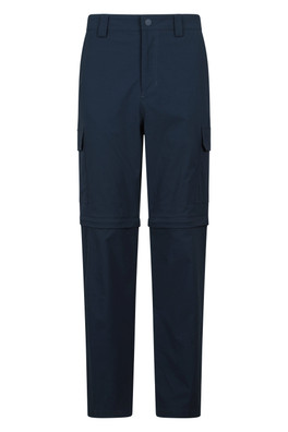 Delta Cargo Stretch Zip-Off Trouser Short - Navy
