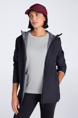 Aerovent Packable 2.5 Womens Windbreaker - Black
