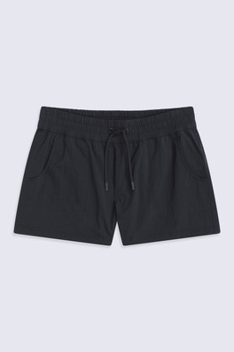 Packable Womens Swim Short - Black