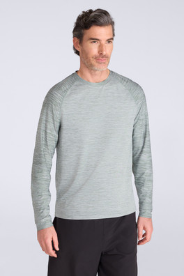 EMS Nova Mens Long Sleeve T-Shirt - Khaki