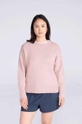 Fluffy Womens Jumper - Pink