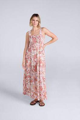 Mabel Maxi Dress Printed - Mixed