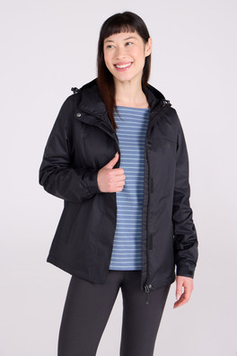 Torrent Womens Lightweight Waterproof Jacket - Black