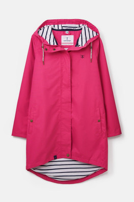 Beachcomber Womens Long Waterproof Jacket - Azalea Pink