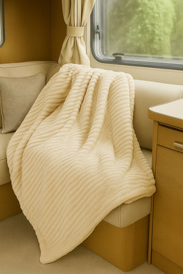 Electric Heated Blanket for Caravan Motorhome - Natural