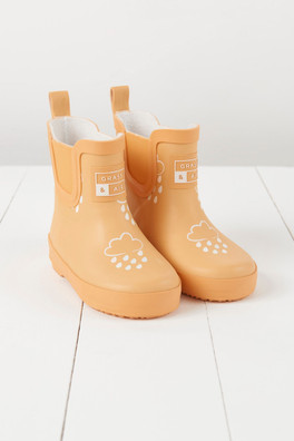 Kids Shortie Welly Boot - Peach