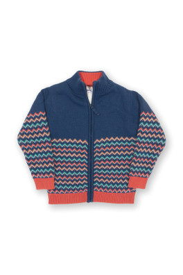 Hygge Baby/Kids 100% Organic Cotton Jacket Zigzag - Zigzag