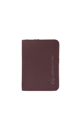 RFiD Blocking Slim Card Wallet Holder - Plum