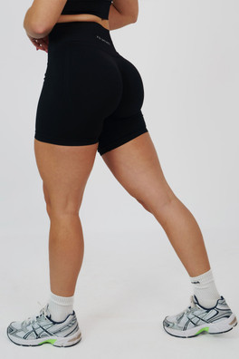 Tempo Women's Seamless Scrunch Shorts - Black