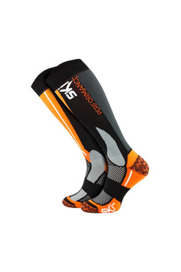 Kids High-Performance Technical Ski Socks - Orange