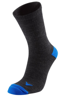 Merino Unisex Cycling Socks - Black/Blue