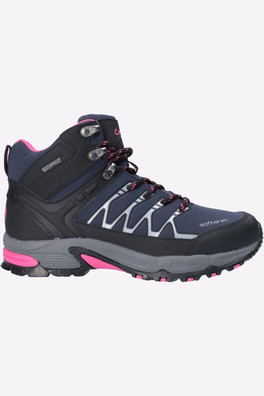 Abbeydale Mid Womens Hiking Boots - Navy/Black/Fuchsia