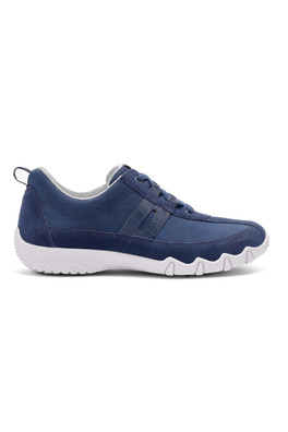Leanne II Women's Regular Fit Nubuck Trainer - French Navy