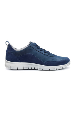 Gravity II Women's Regular Fit Nubuck Trainer - French Navy