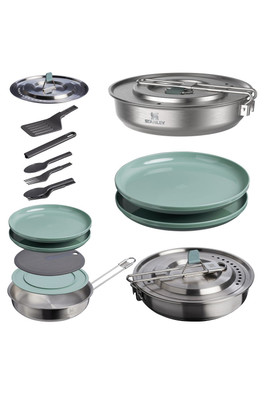Wildfare Core Fry Pan Cookset for Camping - Silver
