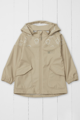 Kids Colour Changing Rain Jacket - Stone