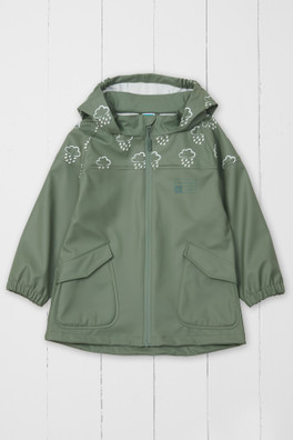 Kids Colour Changing Rain Jacket - Khaki