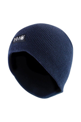 Kids Knitted Beanie Winter Hat - Navy