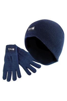 Kids Thinsulate Winter Hat & Gloves Set - Navy