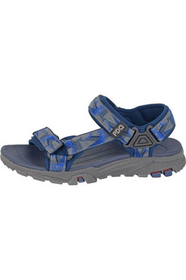 Mens Logo Sandals - Navy/Grey