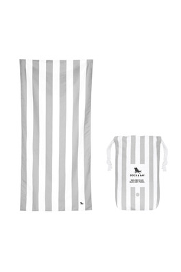 Quick Dry Beach Towel - Goa Grey