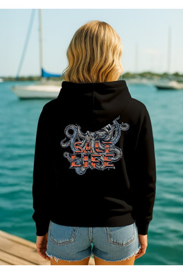 Underwater Alien Womens Hoodie - Black