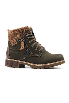 Millie Womens Waterproof Fashion Boot - Olive