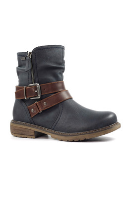 Chime III Womens Waterproof Slouch Fashion Boots - Blue