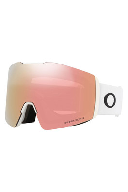 Fall Line L Unisex Snow Goggles - Matte White/prizm Rose Gold