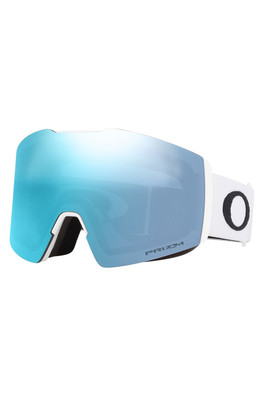 Fall Line L Unisex Snow Goggles - Matte White/przm Snow Sapphire