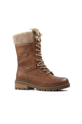 Cambridge Womens Waterproof Ice-Grip Boots - Tan