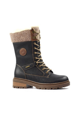 Cambridge Womens Waterproof Ice-Grip Boots - Black