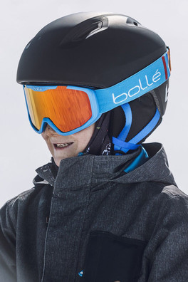 Rocket Plus Youth Snow Goggles - Matte Race Blue/Sunrise