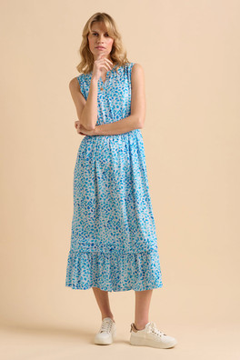Sea Womens Glitter Maxi Dress - Navy