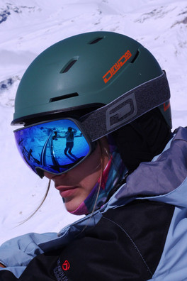 Mutant 0.5 Unisex Snow Goggles - Dark Grey/Blue Fusion & Yellow
