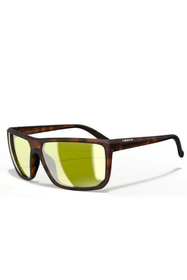 Leech Polarised Fishing Water Sunglasses Condor - Yellow Silver