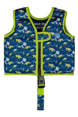 Go Splash Kids Swim Vest With Belt - Turtle Tide