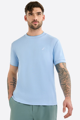 Sherford Mens T-Shirt - Natural Blue