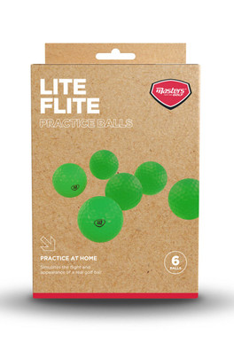Lite Flite Foam Golf Balls (Pack of 6) - Green