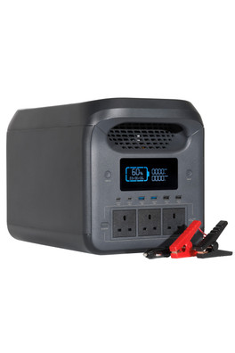 1800W Portable Power Station, 1226Wh - Black