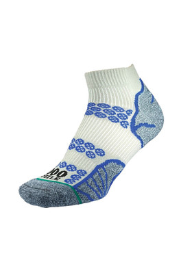 Mens Lite Anklet Repreve Double Layer Socks - Blue