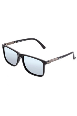 Caelum Mens Polarized Sunglasses - Black/Silver