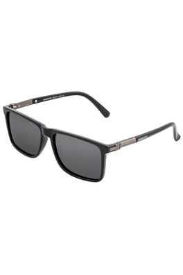 Caelum Mens Polarized Sunglasses - Black/Black