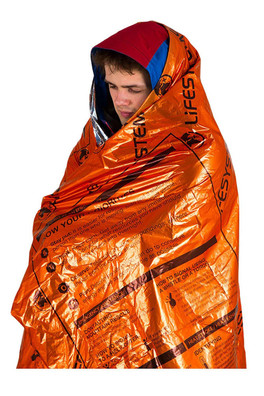 Emergency Heatshield Blanket - Single - Orange