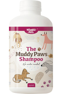 The Muddy Paws Dog Shampoo 500ml - White/Multicolour