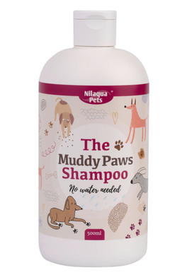 The Muddy Paws Dog Shampoo 500ml - White/Multicolour