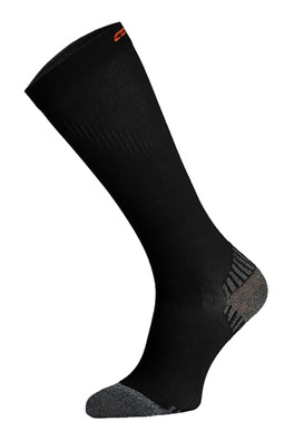 Knee High Compression Running Socks - Black