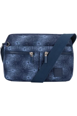 Multi Zip Cross Body Bag - Blue