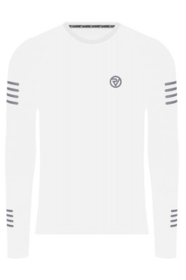 REFLECT360 Mens Long Sleeve Reflective Top - White